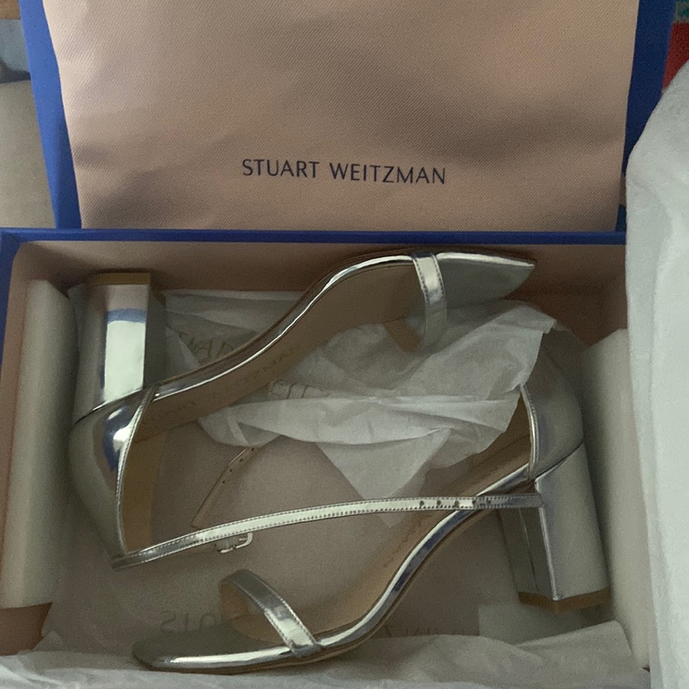 Stuart Weitzman Amelina block sandals